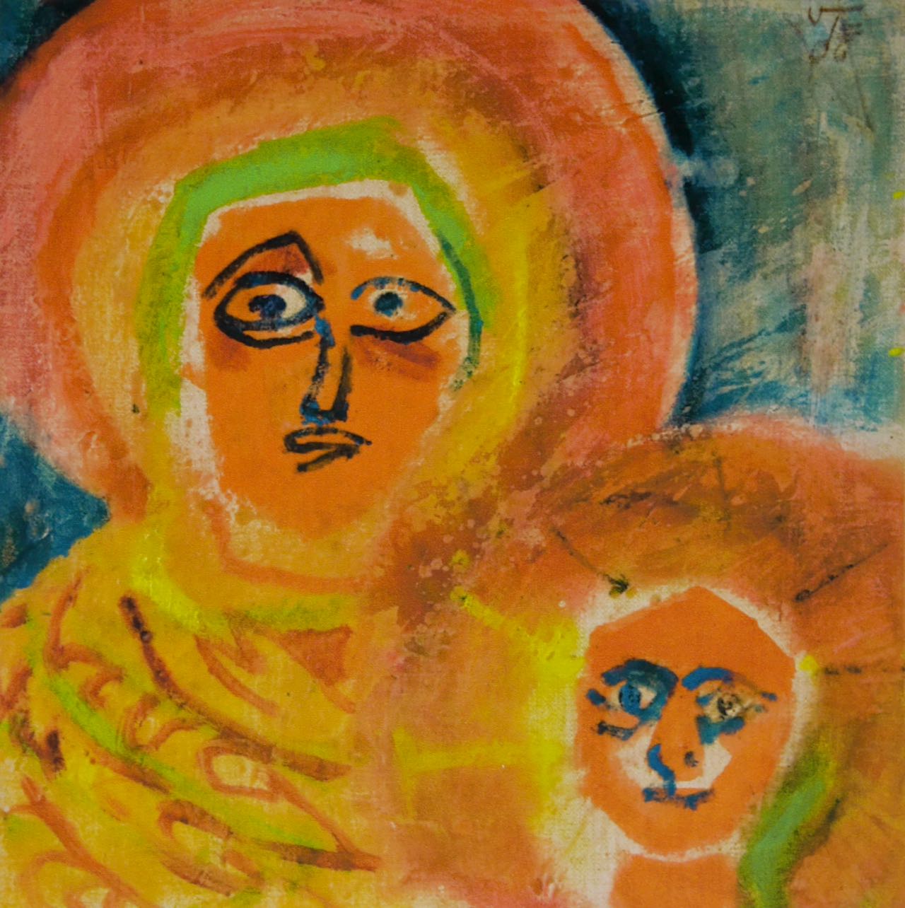 Jungfrau mit Kind (Ahtamar) 2006, 49 x 47 cm