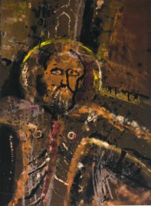 Christus am Kreuz (Sewansee) 2006, 60 x 80 cm