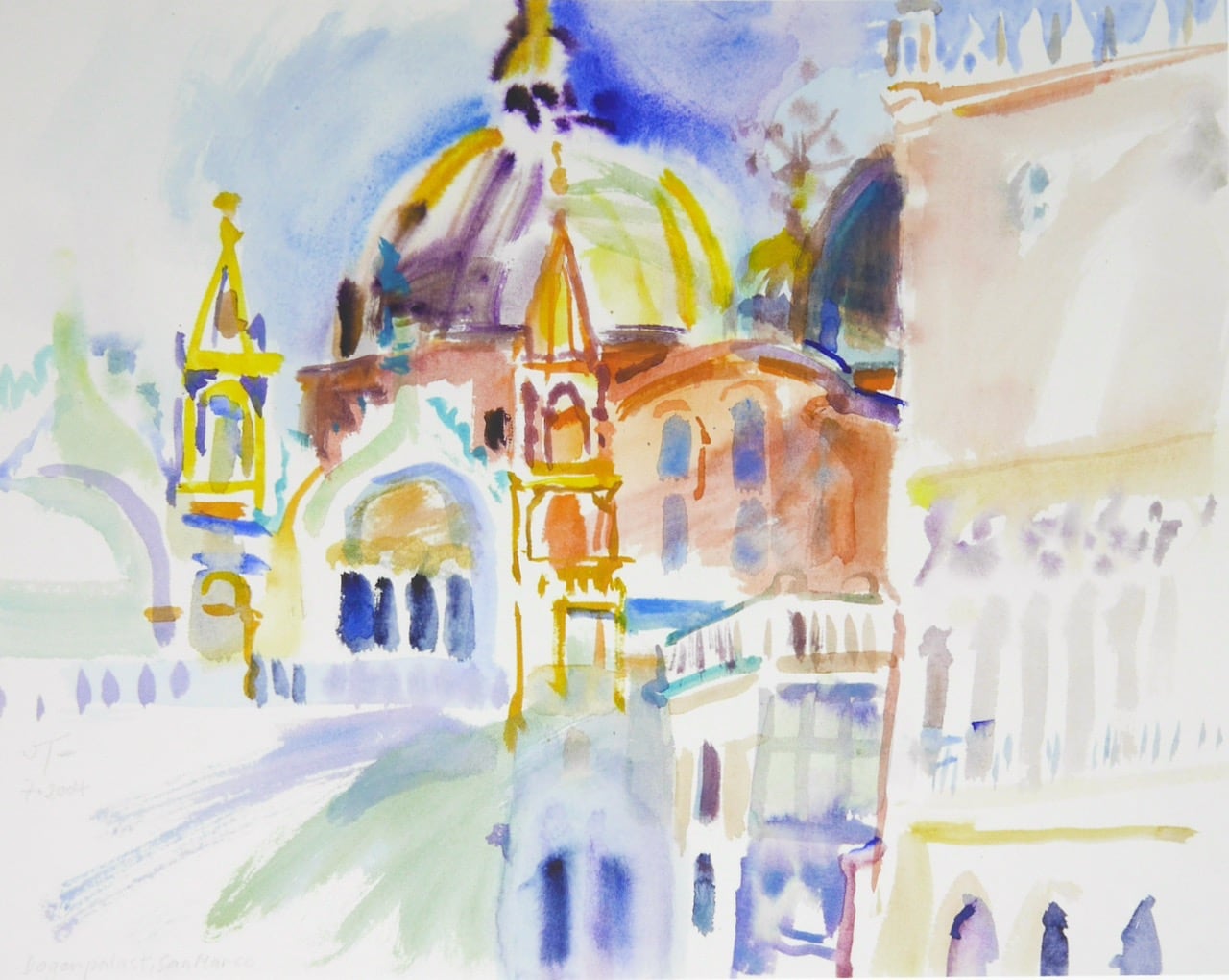 Piazza San Marco (Venedig) 2004 50 x 40 cm